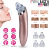 Electric Blackhead Remover Vacuum Suction Facial Pore Cleaner Acne Pimple Extractor Skin Care Cleaning Tool with 4 Suction Head
