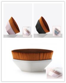 Foundation Brush BB Cream Makeup Brushes Loose Powder Brush Flat Kit (Option: 3pcs color With Box)