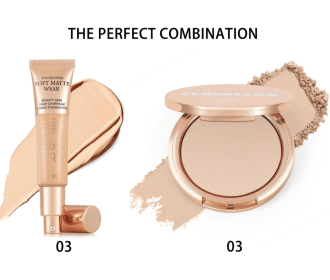 PHOFAY Matte Setting Pressed Powder (Option: Set5)