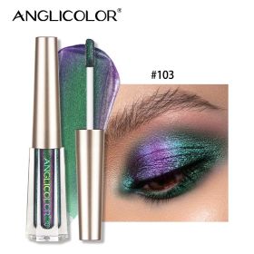 Waterproof And Sweatproof Chameleon Liquid Eyeshadow Christmas Glitter Liquid Eyeshadow Multi Color Eyeshadow (Option: One hundred and three)